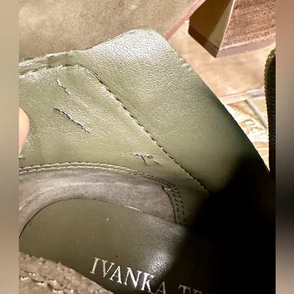 EUC Ivanka Trump “Thelma” Suede Ankle Booties. Size 6.5 - Picture 9 of 12